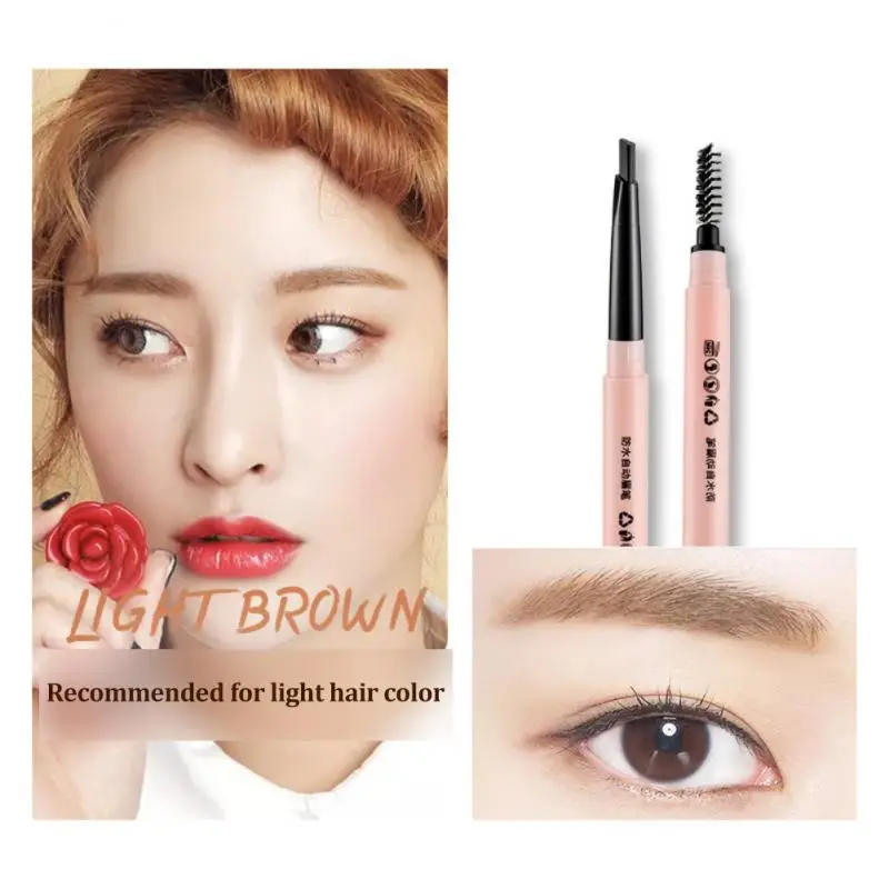 

Eyebrow Pencil Double Head Waterproof Brow Definer Long Lasting Ultra Fine Triangle Eyebrow Pencil Makeup TSLM1