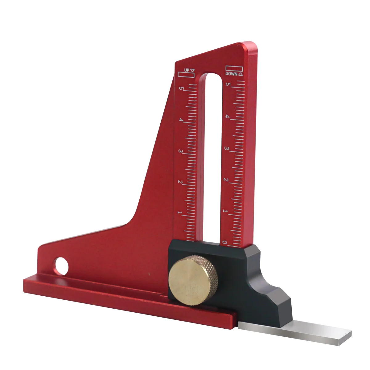 

Регулируемый Измеритель Высоты, Инструмент Для Измерения Глубины Для Настольной Пилы, 0-50 Мм