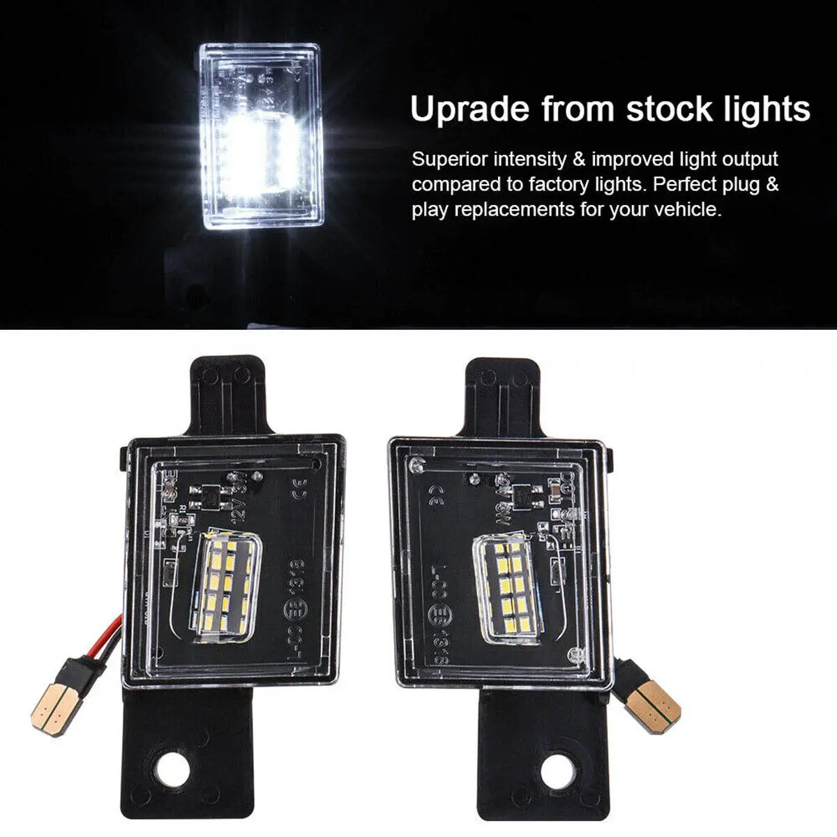 2 шт. лампы для номерного знака автомобиля 12 В 2014-2023 Chevy Silverado GMC Sierra 15-22 Колорадо