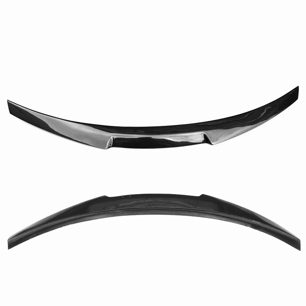 Carbon Fiber Car Rear Trunk Lid Spoiler Wing Lip Tailgate Flap Trim Splitter For Infiniti Q60 2018-2021