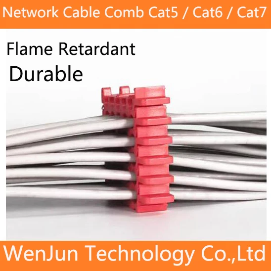 Фото Сетевой кабель высокого качества, провод Cat 5 / Cat 6 / Cat 7, сетевой кабель, гребень, красная машина, жгут проводов, аккуратные инструменты №1