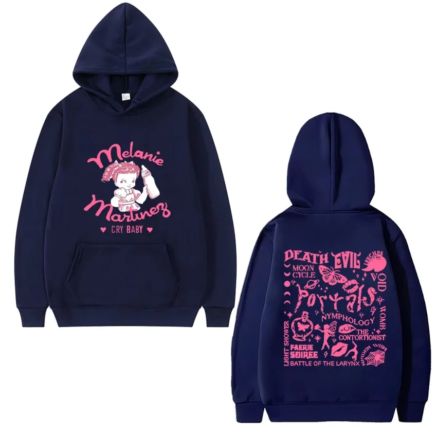 Толстовка певица меланин Мартинез с принтом плакша малыша 2024 для мужчин и женщин