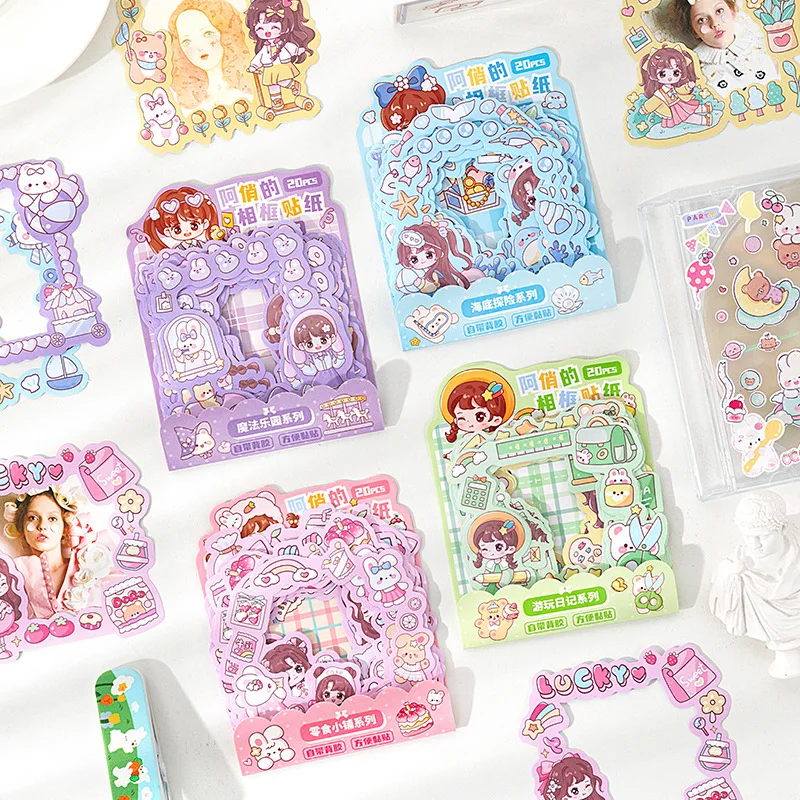

30 pack/lot Creative Girl Stickers Cute Scrapbooking DIY Diary Decorative Sealing Sticker Album Stick Label