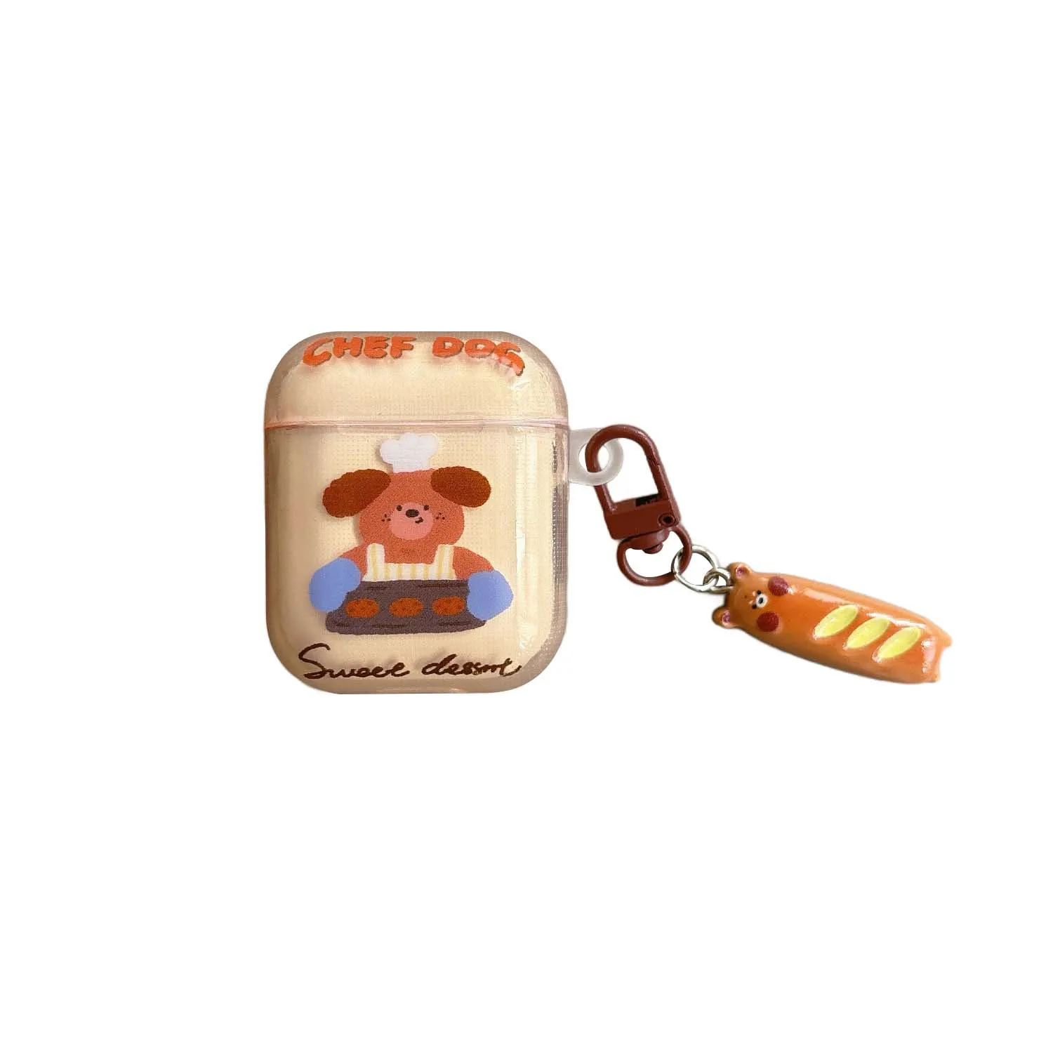 Чехол для наушников с мультяшной собакой imd apple airpods 4 pro 2 3 1 беспроводная