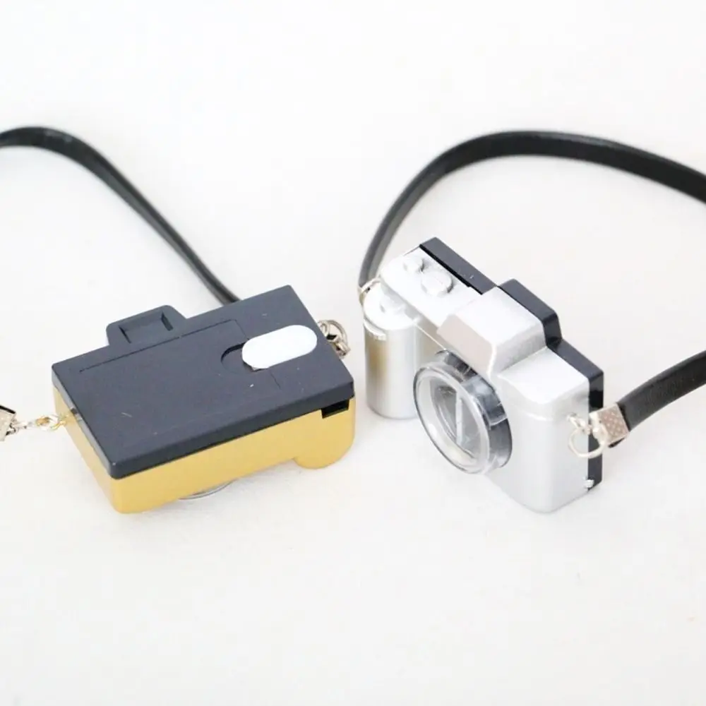 Многоцветная кукольная камера пластиковая с ремнем мини-цифровая кукольный