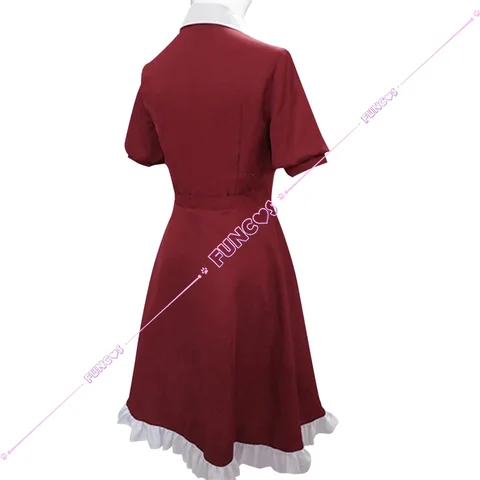 Косплей костюм Алиса из "Бродячих псов", красное платье, IBEASEN