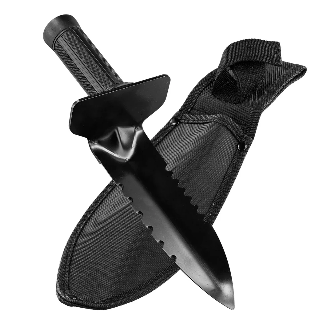 Лопата для металлоискателя с двойными зубчатыми краями оболочка экскаватора