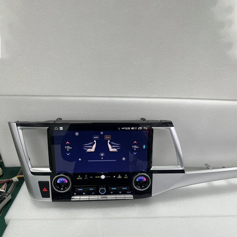 Android13 Carplay для Toyota Highlander 2015-2021 автомобильное радио 12 6-дюймовый сенсорный экран