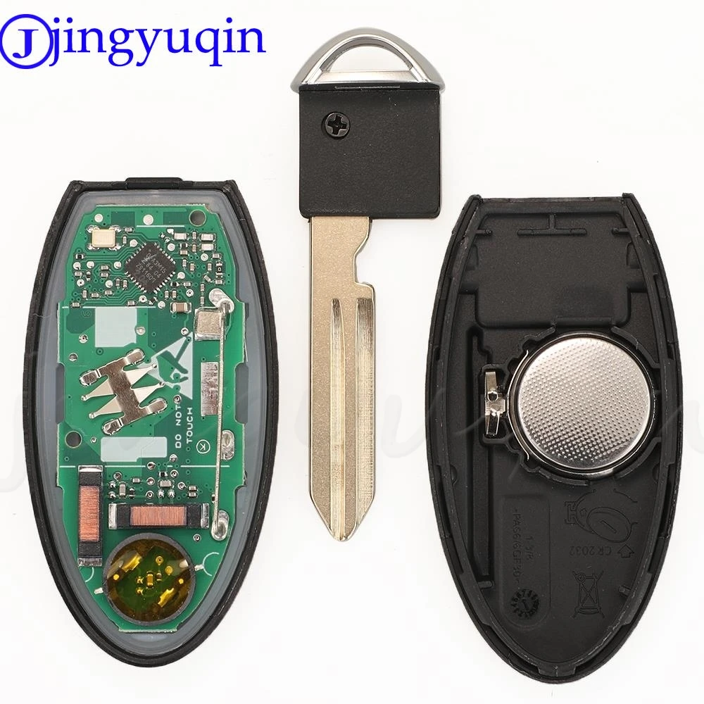 jingyuqin KR5TXN7 S 180144905   5 кнопок бесконтактный смарт-брелок 433 МГц 4A чип для Nissan Pathfinder Titan Murano 2019 2020 (art.: 3920cc80d4d59) - 3920cc80d4d59