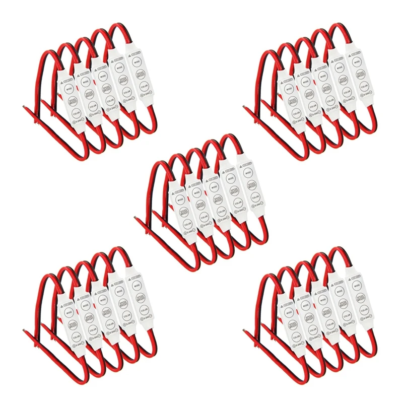 

JFBL Hot 25 X 12V Wired Control Module With Strobe Flash For Car Or Household LED Strip/Bulbs
