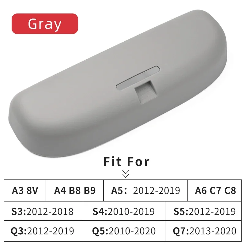 

Чехол для солнцезащитных очков для Audi A3 S3 8V 8Y A4 B9 B8 S4 A5 S5 A6 C7 C8 Q3 Q5 Q7 2015 2016 2017 2018 2019 2020 2021 2022 Автомобильные аксессуары