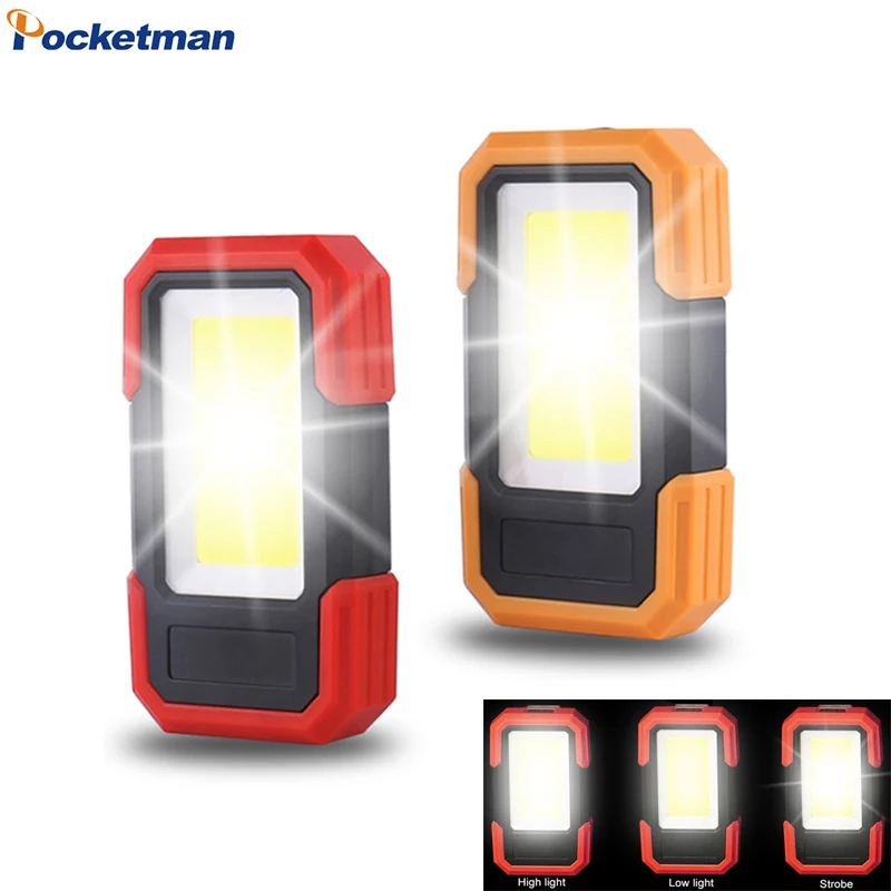 

Светодиодные рабочие фонари COB, магнитный задний фонарь, водонепроницаемый, подвесной крючок для кемпинга, рабочее освещение на месте, ремонт автомобиля