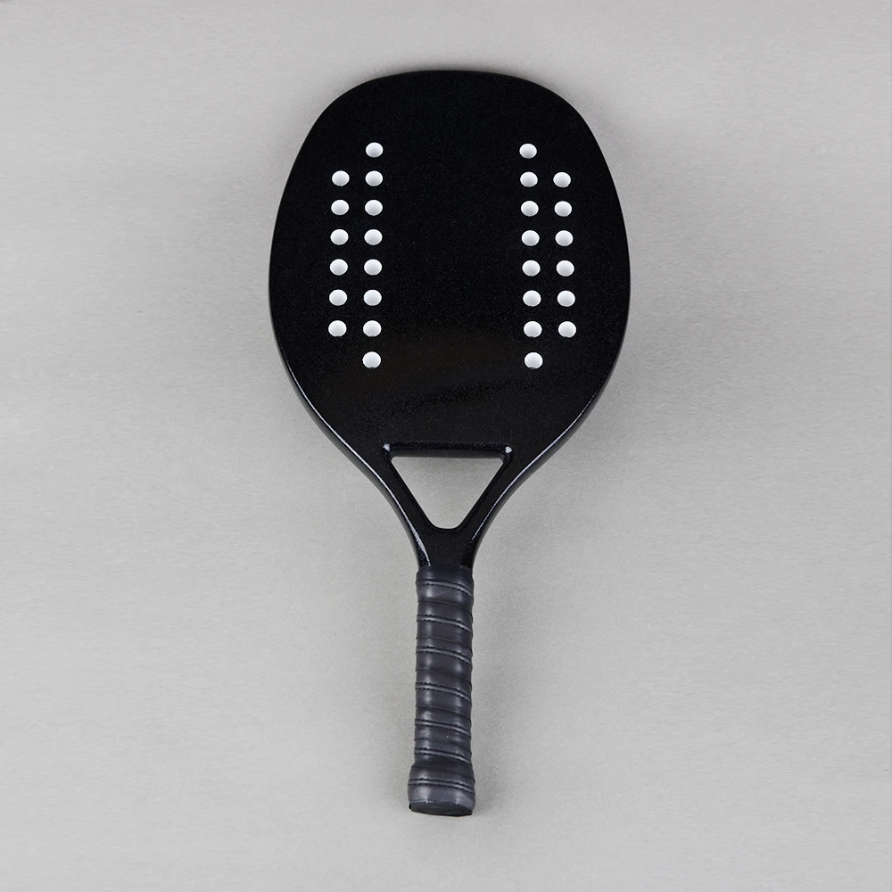 High quality full carbon fibre beach racket Men's and women's outdoor fibreglass beach tennis racket