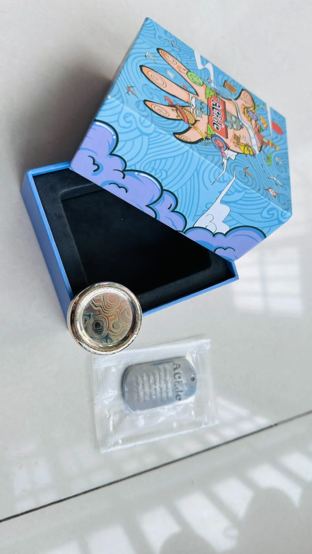 ACEdc молочный колпачок Lao Cao медная монета в виде лошадиной лапы