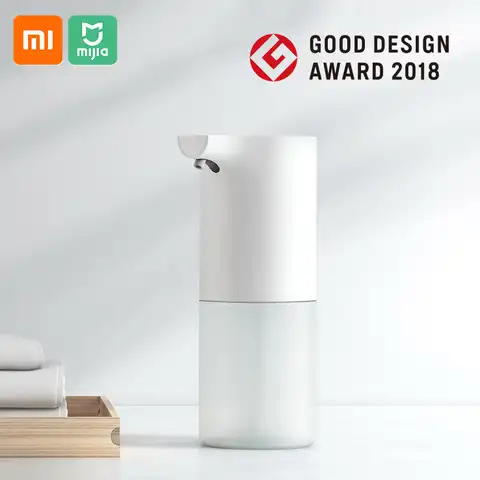 Автоматический набор для мытья рук Xiaomi Mijia, автоматический дозатор мыла, индивидуальная Электрическая Автоматическая Индукционная ручная ...