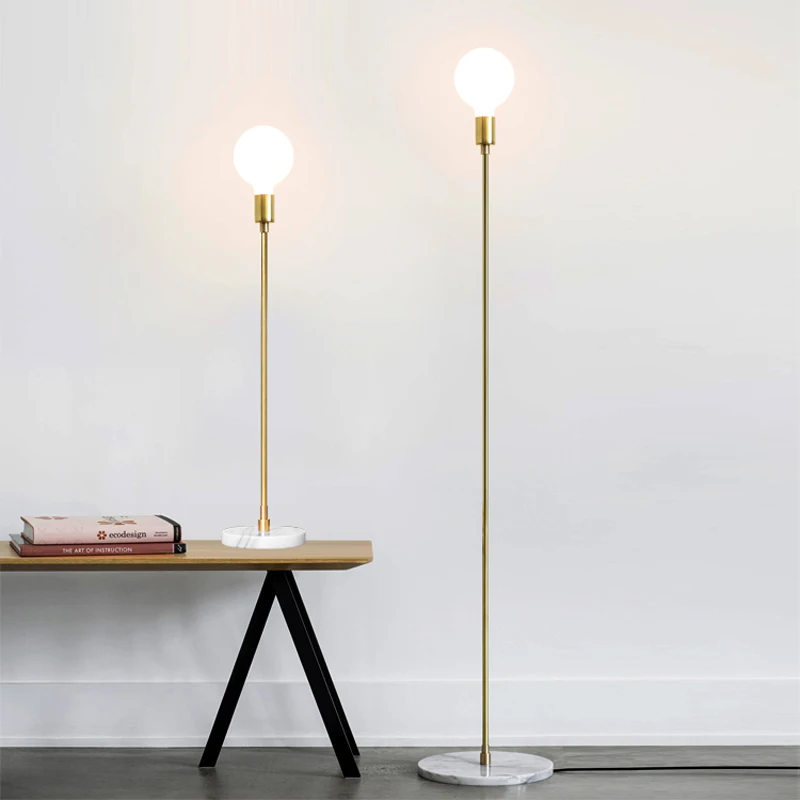 

TT Floor Lamp Simple Living Room Bedroom Bed & Breakfast Girly Style Floor Lamp Creative Nordic Vertical Light Luxury Lamp