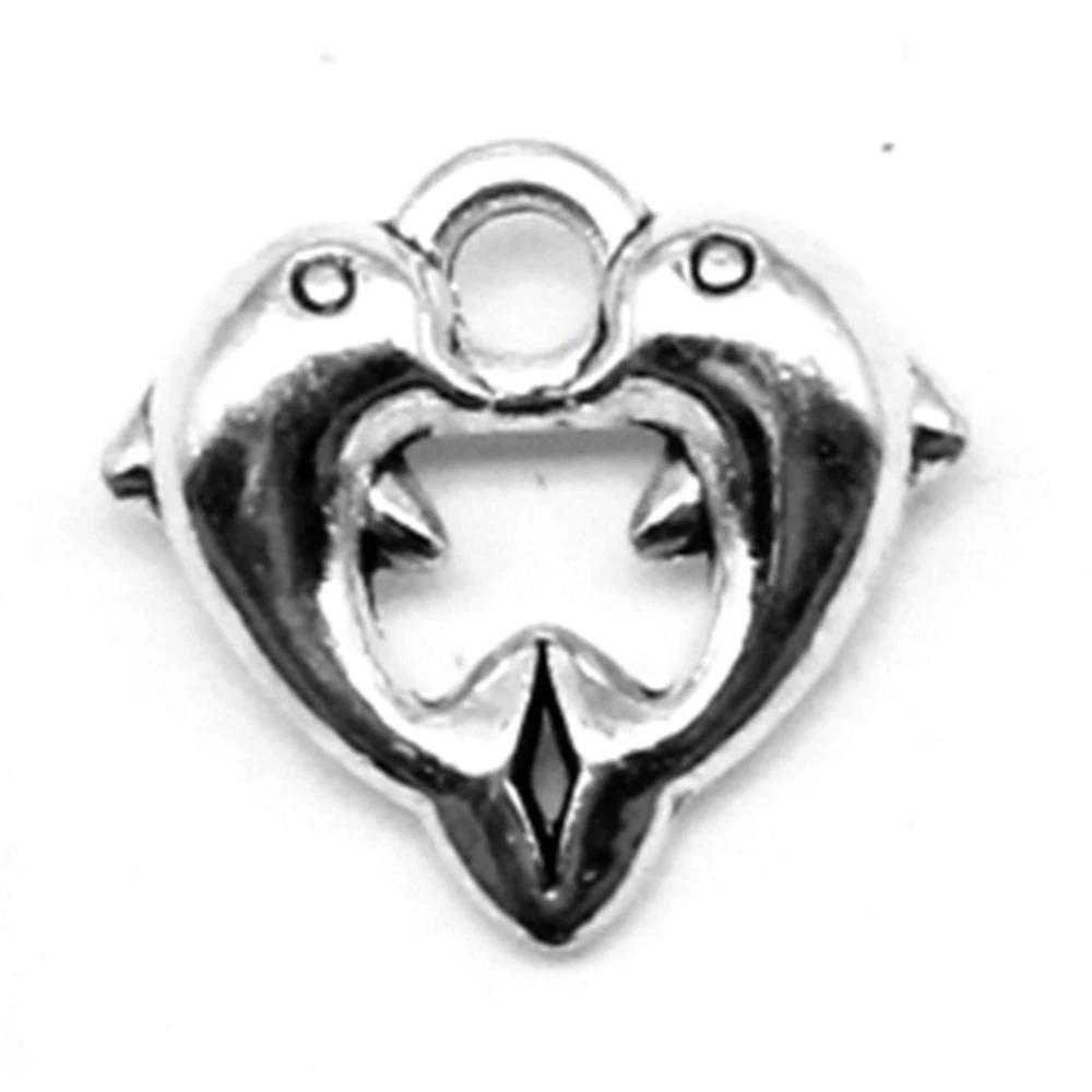 

Dolphin Charm For Making Jewelry Diy Finding 120pcs 11x12mm