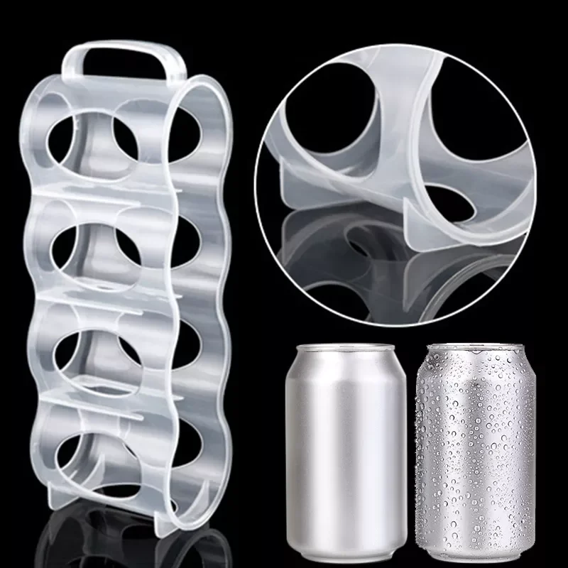 

2022New Beer Soda Can Storage Box Kitchen Fridge Drink Bottle Holder Fridge Refrigeration Organizer Beer Coke Drink Storage Box