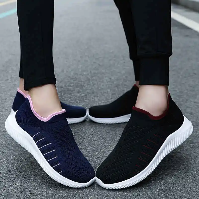 

Silver Fashionable Sports Shoes Brands 2023 Sock Sneakers Camouflaged Sport Shoes Man Solid Color Running Shoes Husband Tennis