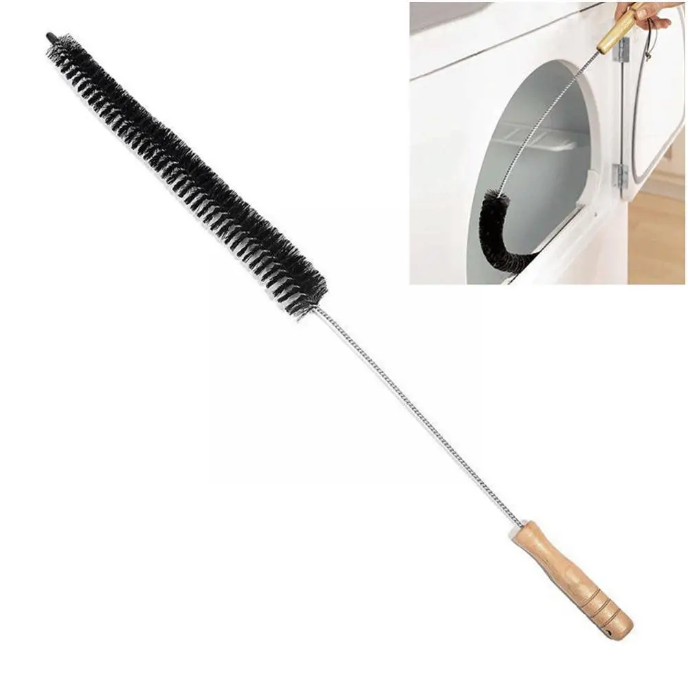 1pc Flexible Cleaning Brush For Washing Machine Dryer Vent Radiator Brush Detailing Dust Removal Cleaner Household Cleaning X7q1