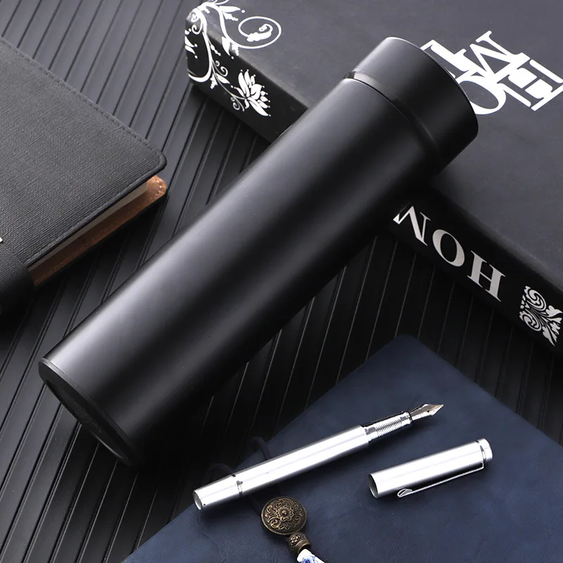 304 Stainless Steel Vacuum Flask Creative Car Handy Cup Business Office Straight Cup Gift Cup Outdoor Portable Water Cup enlarge