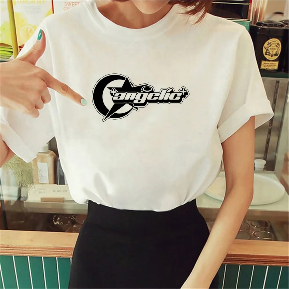 

Y2k футболка с японским принтом женская забавная Футболка дизайнерская одежда для девушек 2000s