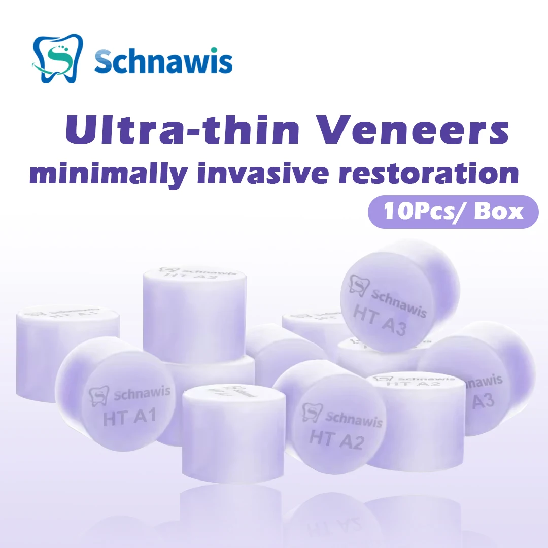 10 шт./кор. стоматологический фиолетовый пресс таблетки из дисиликата лития