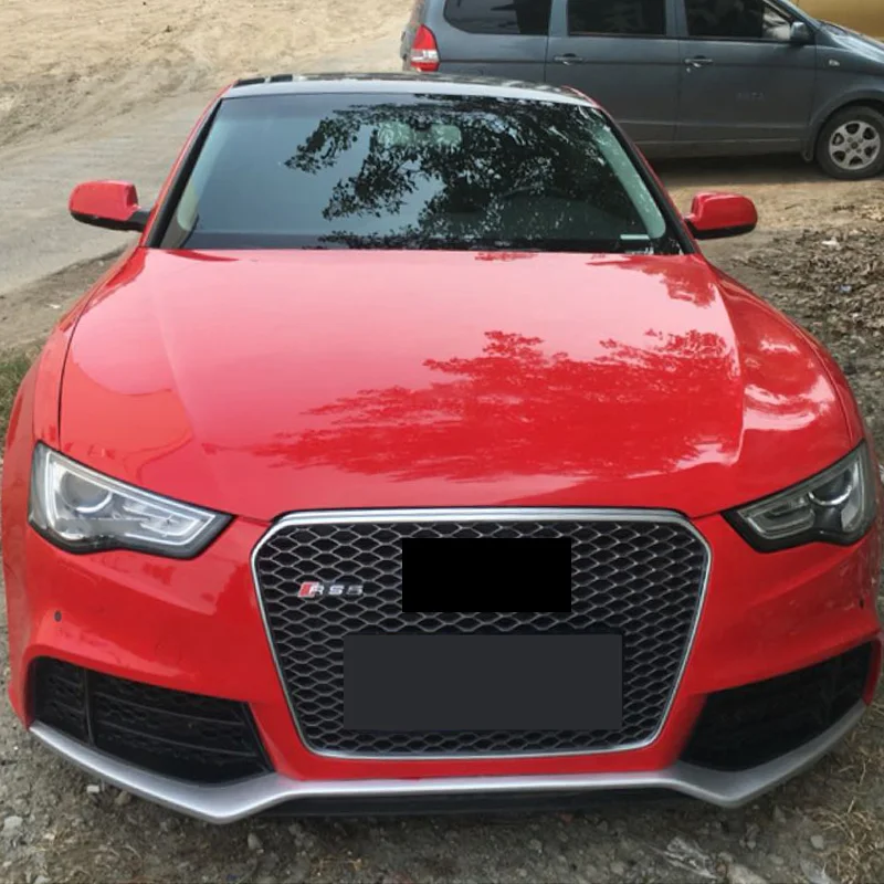 DCGO Решетка переднего бампера маска решетка радиатора средняя сетка для AUDI A5 2012 2013