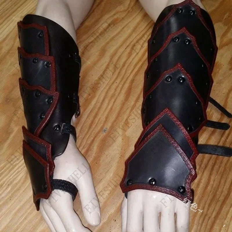 Перчатки с боевыми манжетами в стиле стимпанк костюм средневековый викингов