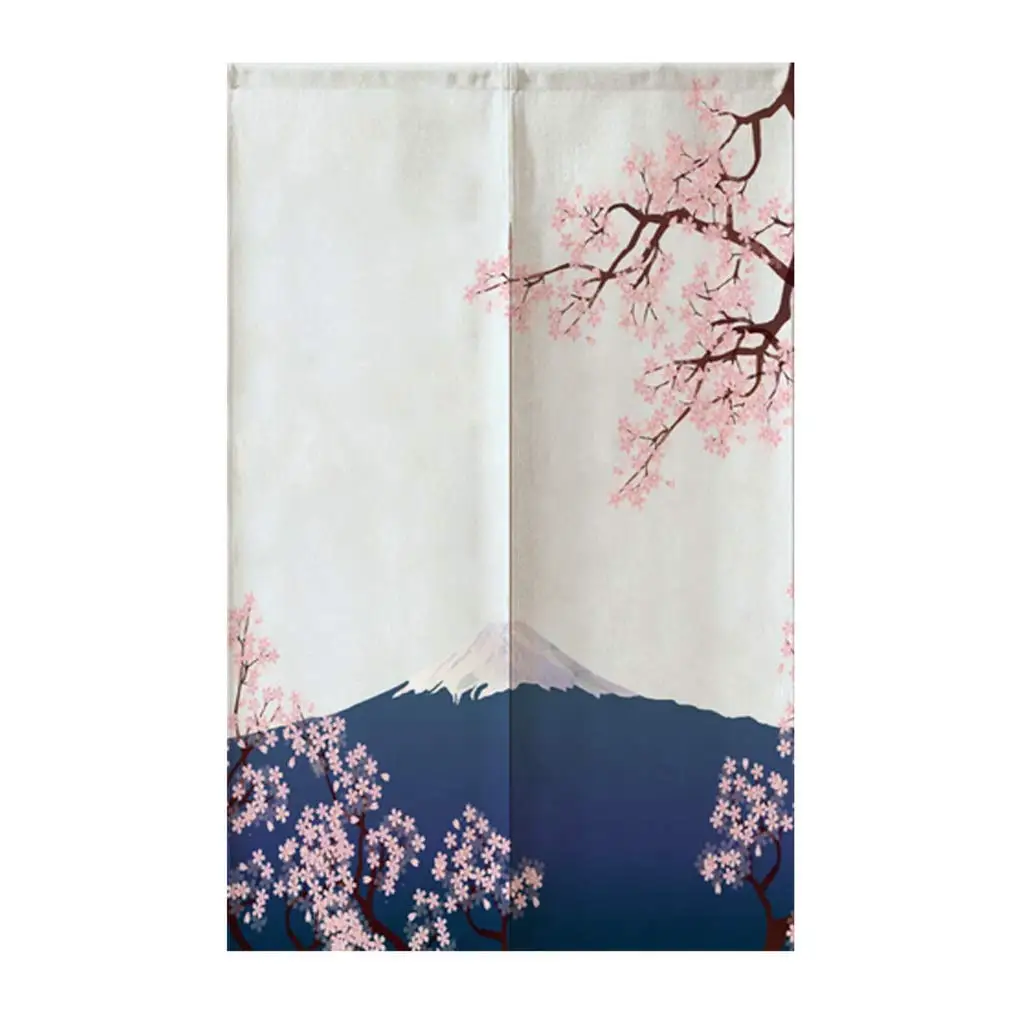 Японская дверная занавеска Noren/гобелен длинного типа для дома или ресторана Fuji