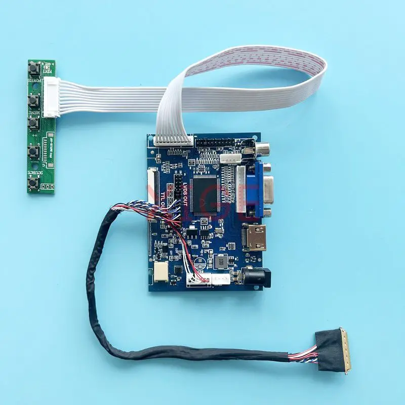 

Плата контроллера драйвера подходит для LTN140AT01 LTN140AT02 Совместимость-HDMI VGA 2AV 14 "ЖК-дисплей LVDS 40 Pin 1366*768 комплект для сборки DIY