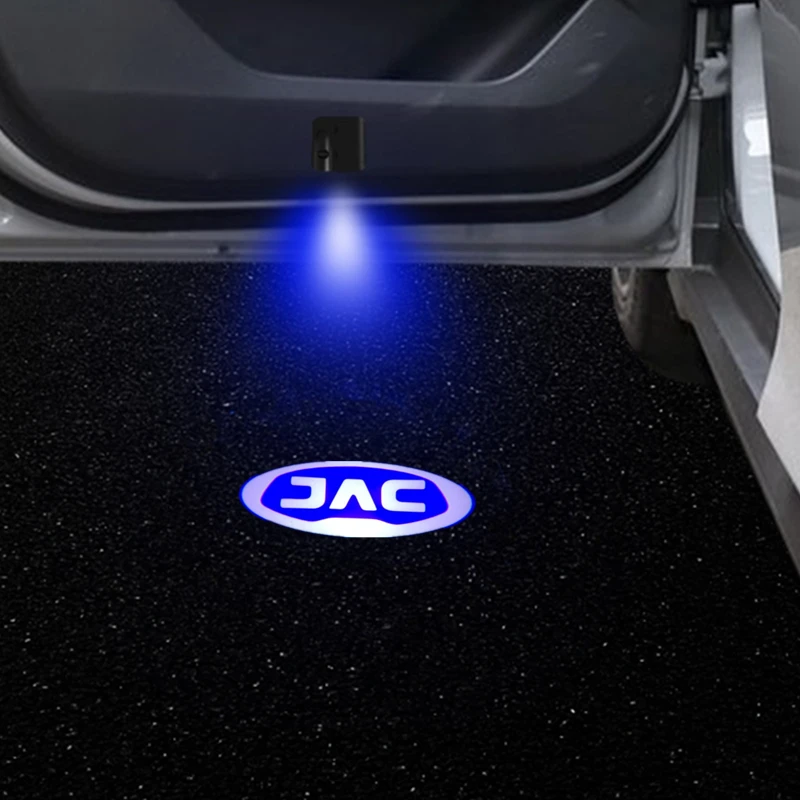 

Светодиодный автомобильная лампа на Дверь проектор логотипа Призрак Тень атмосфера светильник для JAC J3 J4 J7 JS2 JS3 JS4 KR1 REFINE S2 S3 S4 S5 S7