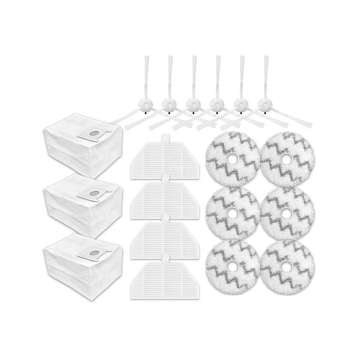 

Replacement Accessory Kit for Vacuum Cleaners for EVA / SDJ06RM Self-Cleaning Robot Vacuum Cleaner