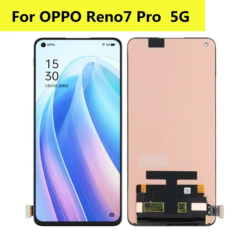 6 55-дюймовый AMOLED для OPPO Reno7 Pro ЖК-дисплей PFDM00 CPH2293 дигитайзер сенсорного экрана в
