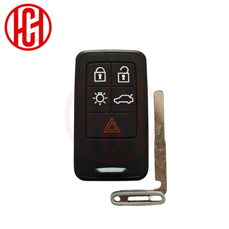 

Корпус ключа для Volvo S60 S60L XC60 S80L V60 V40, пустой чехол для брелока Keyless Go 5/6, сменный пульт дистанционного управления для умного автомобиля
