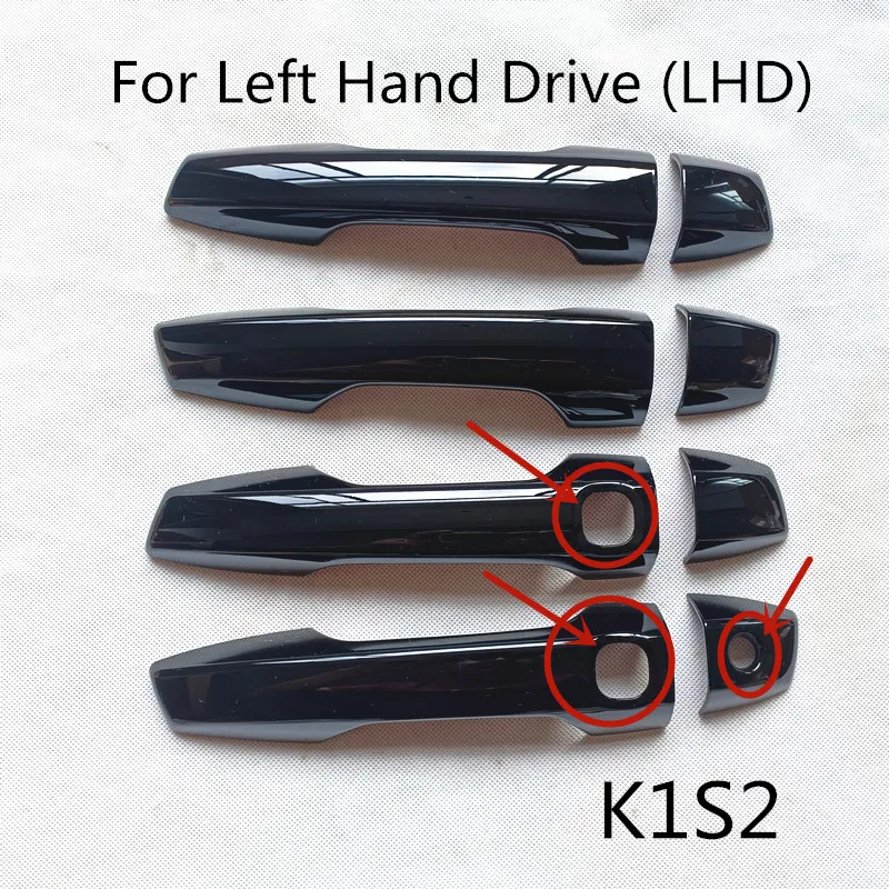 Фото Для Mitsubishi Xpander Cross Accesorios 2019 2022 2023 2024 2025 накладка на дверную ручку пластиковая глянцевая черная №5
