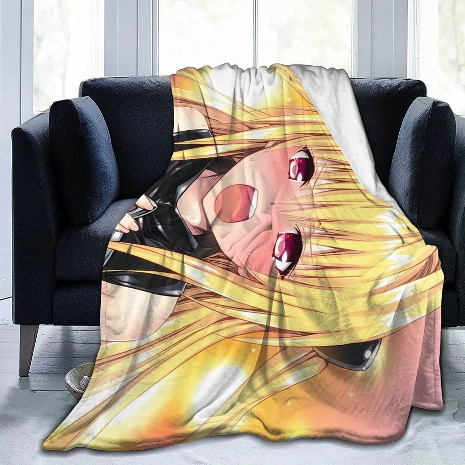 

Konjiki No Yami Fluffy Soft and Comfortable Blanket, Anime Warm Embrace of Sympathy