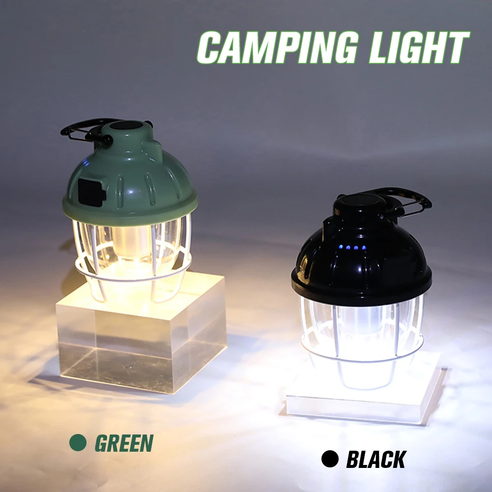 

Mini LED Hanging Lanterns USB Rechargeable Outdoor Portable Emergency Camping Fishing Hiking Tent Light Work Lamp