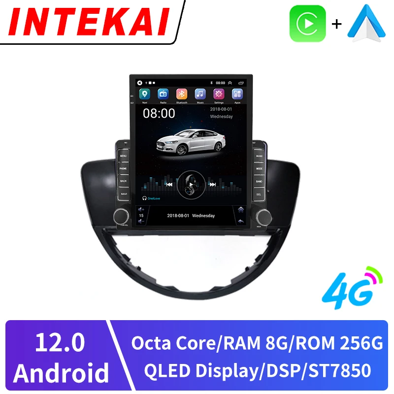 9 7-дюймовый автомобильный радиоприемник с вертикальным экраном Tesla для Subaru Tribeca WX