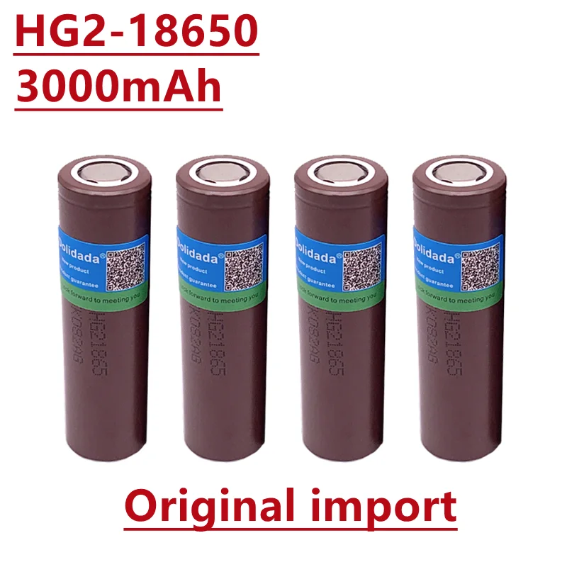

100% Оригинальный 18650hg2 перезаряжаемый литиевый аккумулятор для фонарика, 3,7 в 3000 мАч, мощный, прочный, 1 шт.-10 шт. для продажи