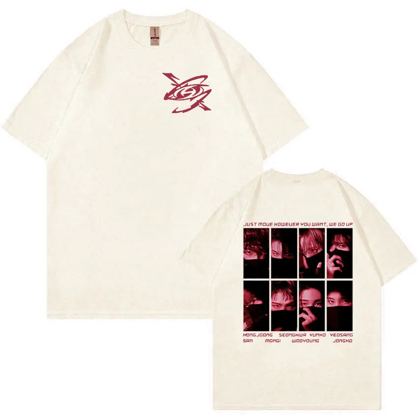 Футболка Мужская/Женская хлопковая оверсайз с принтом Ateez