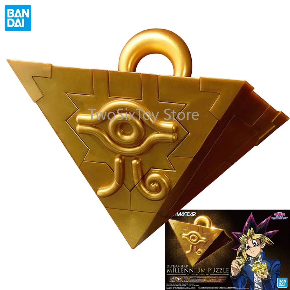 

100% Original Yu-Gi-Oh! Ultimagear Millennium Puzzle Pharaoh Artifact Yugi Muto ATEM Assembly Model Anime Figure Collectile Toys