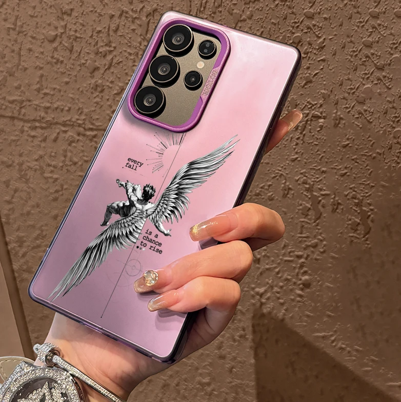 Фото Чехол Art Mythology Angel IMD для Samsung Galaxy S26 S25 Edge S24 S23 Ultra S22 S21 Plus FE A16 A15 A56 A55 A54 A53 A36 5G Funda №5