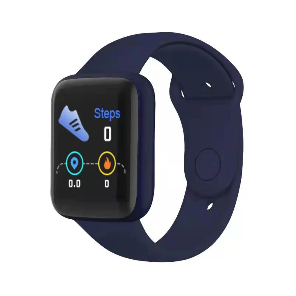 

Latest Y68S D20 Bluetooth-compatible Rechargeable Smart Watch Clock Calories Heart Rate Sleep Monitor Outdoor Fitness Tracker