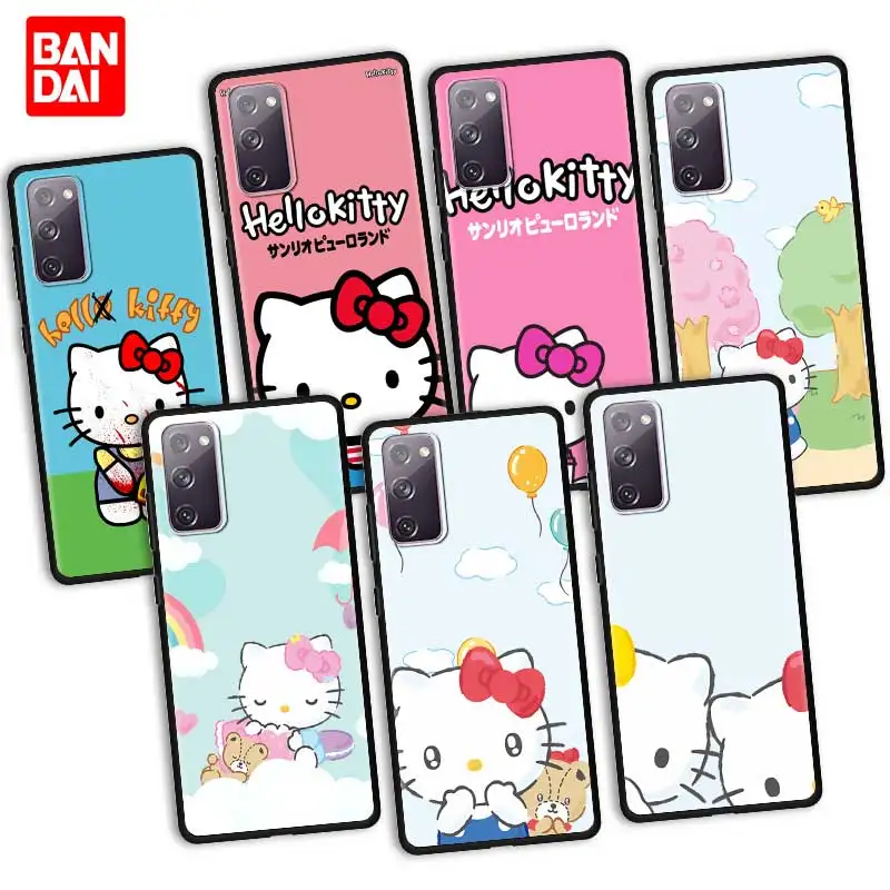 

Hello Kitty Sanrio Phone Case for Samsung Galaxy S20 FE S21 S10 S9 Plus Ultra 5G S20fe S21fe S20ultra Funda Coque Silicone Cover