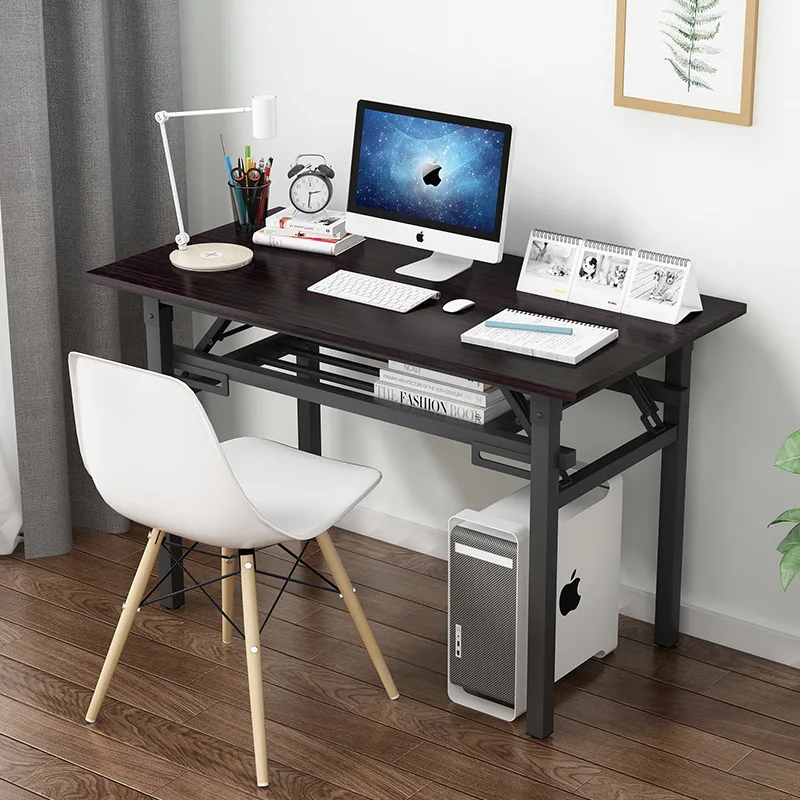

Dormitory Computer Desk Computer Desk Desktop Folding Table Simple Household Stall Bedroom Desk Simple Modern Student Desk Bedro