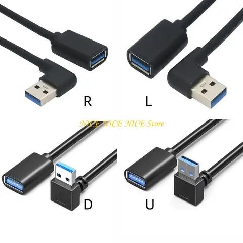 USB 3.0 удлинительный кабель 90 градусов