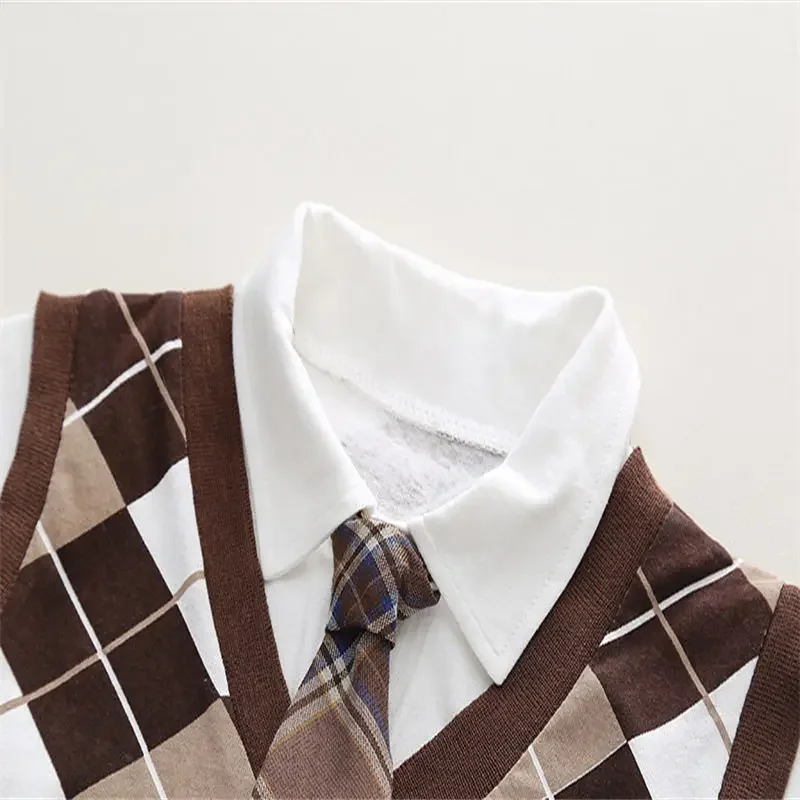 Новая детская летняя повседневная одежда костюм для мальчиков и девочек