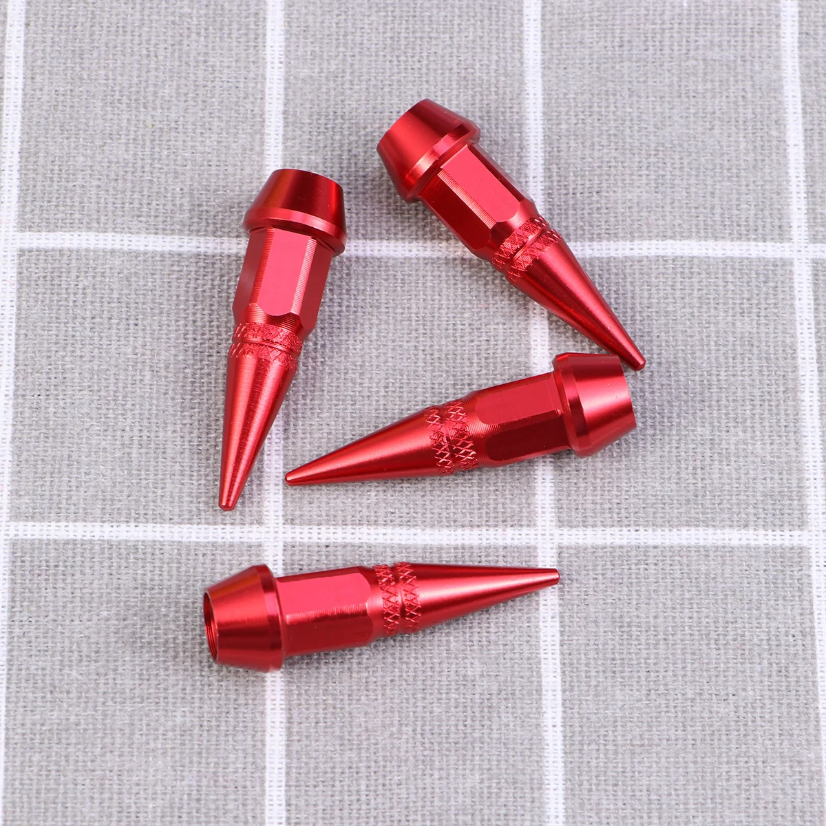 

4Pc Practical Rustless Car Tire Stem Caps Cusp Style Air Covers