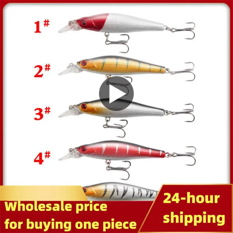 

Sinking Minnow Flat Fishing Lure 64mm7.6g Crankbait Trout Crank Artificial Hard Bait Crankbait Freshwater Tackle
